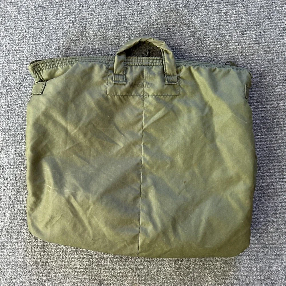 US‎ Military Flyers Helmet Bag Vintage 1995 UNICOR 8415-00-782-2989 OD Green USA
